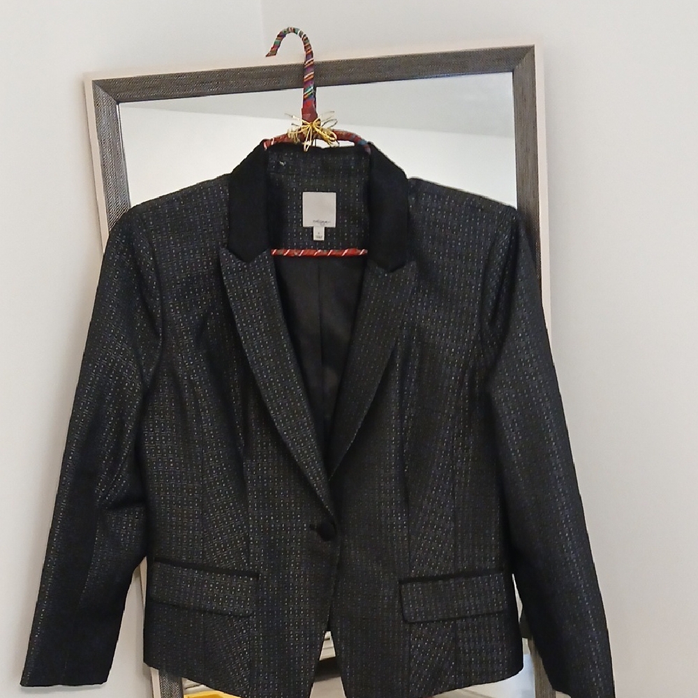 Halogen Black Blazer Tailored Suit Jacket